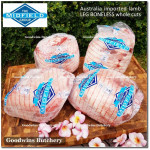 Lamb LEG BONELESS frozen whole cuts +/- 3 kg/pc (price/kg) brand Australia MIDFIELD